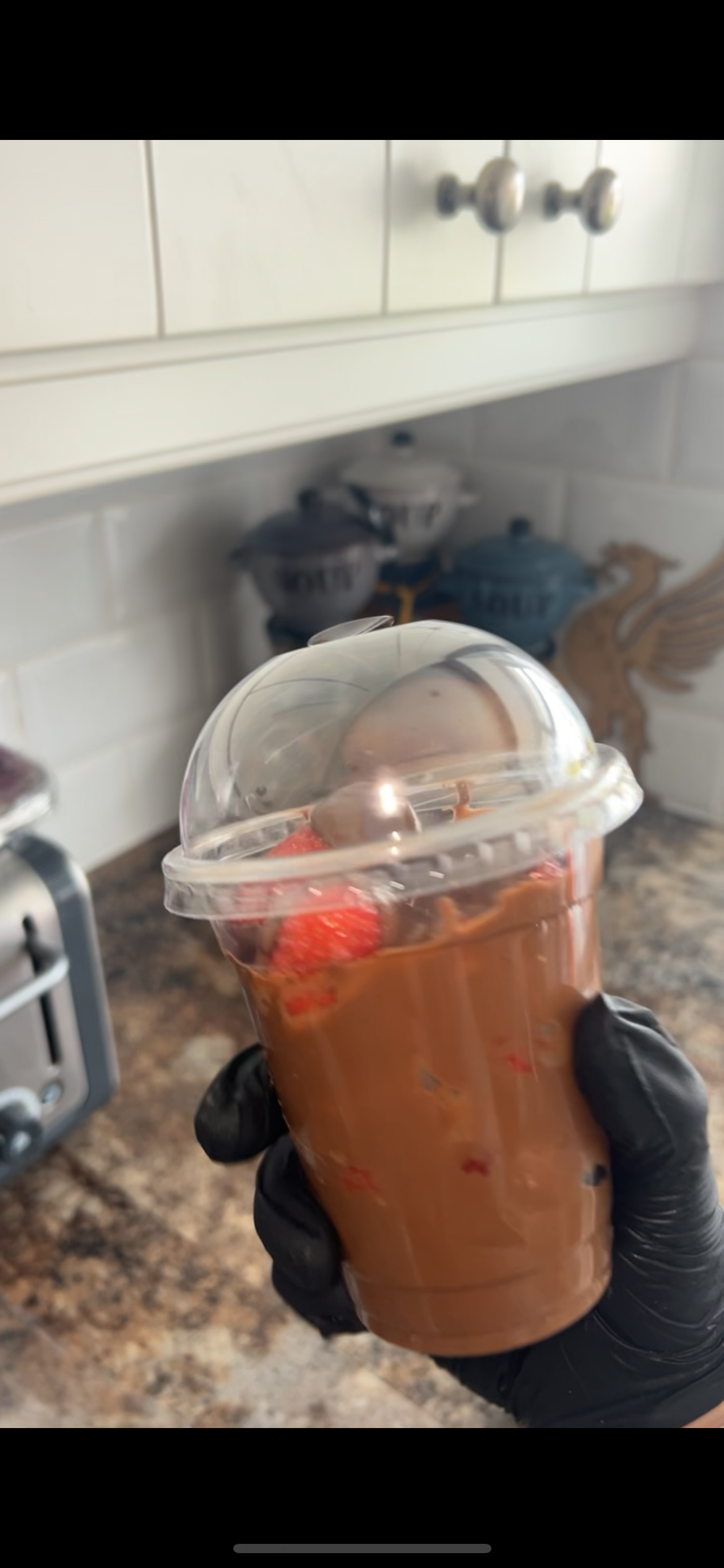 Milk Chocolate Strawberry Cup