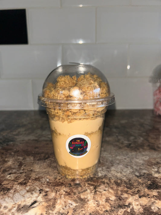 Caramel cheese cake cup